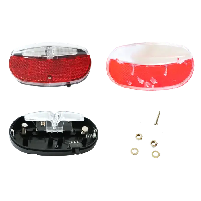 Feu arrière LED rouge pour porte-bagages de vélo