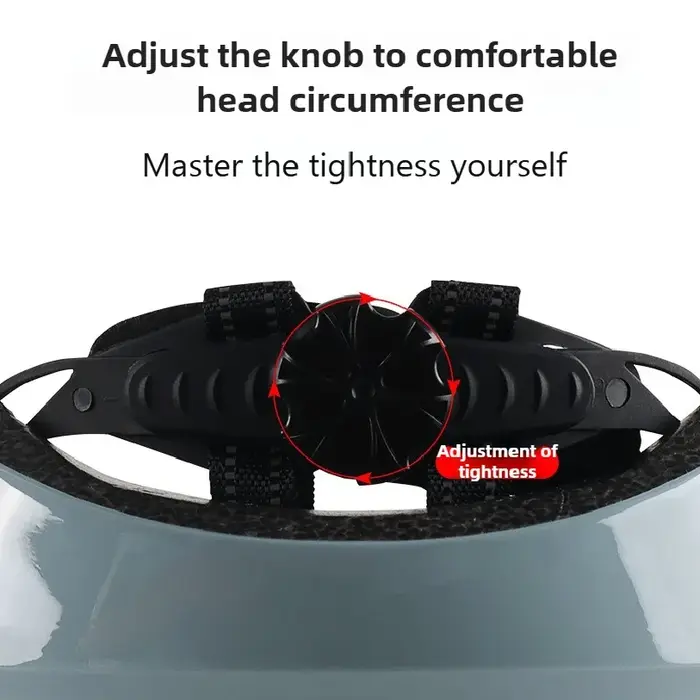 Casque de vélo adulte avec feu arrière LED