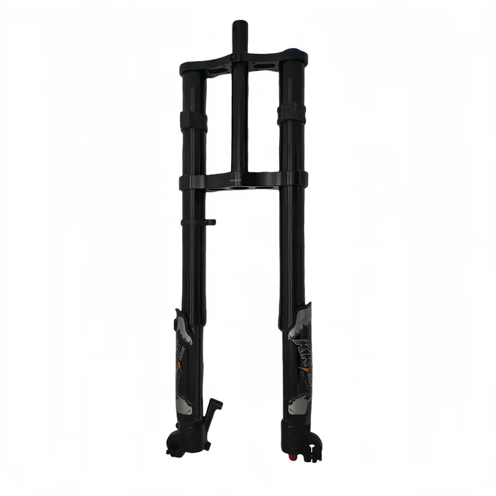 KKE Fourche avant pour gros vélo de 20 pouces, axe 135 × 15 mm, tube droit
