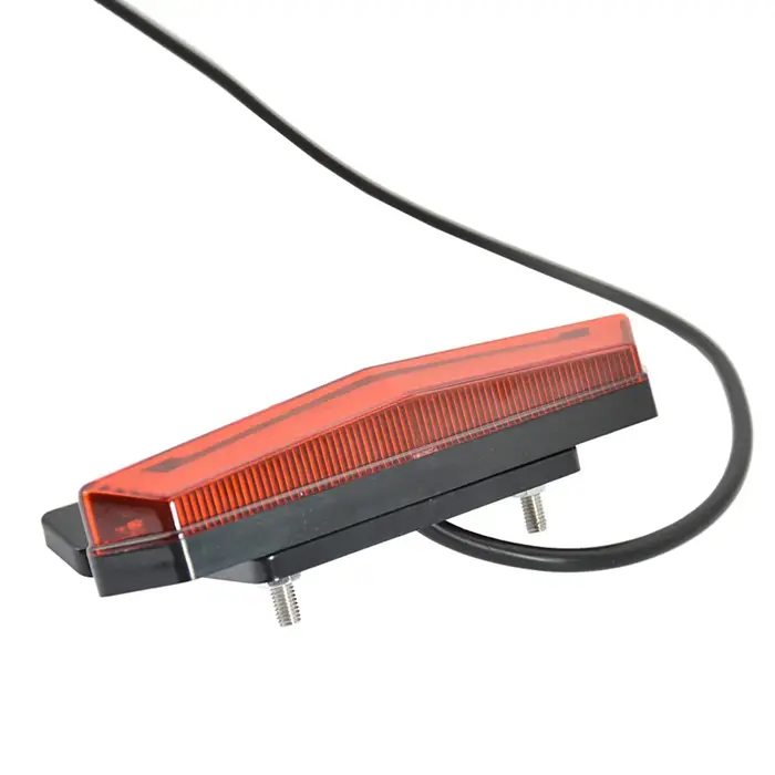 Feu arrière de freinage LED pour vélo électrique, haute luminosité, économie d'énergie, installation