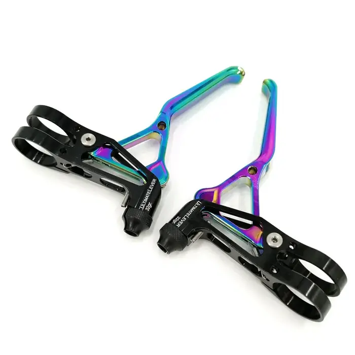 Litepro ultime levier de frein de vélo placage de titane coloré vtt vélo pliant vélo de route V frei