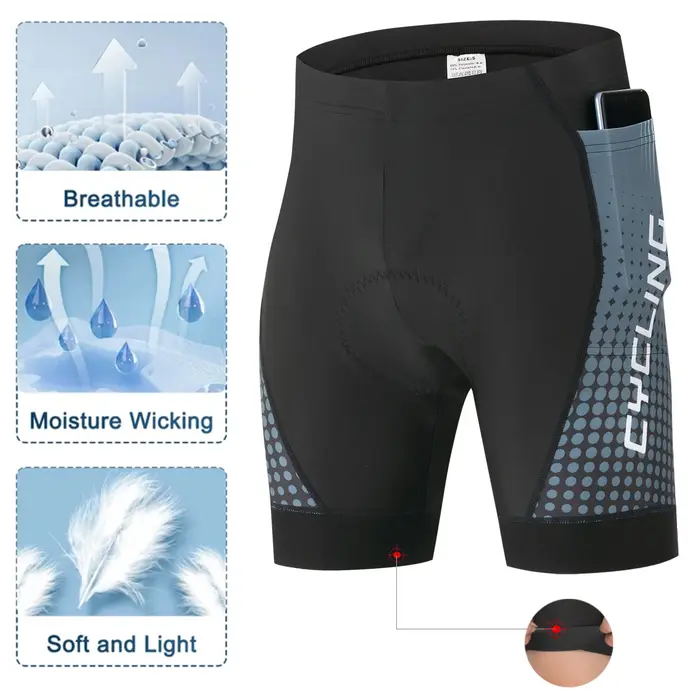 Shorts de cyclisme pour hommes