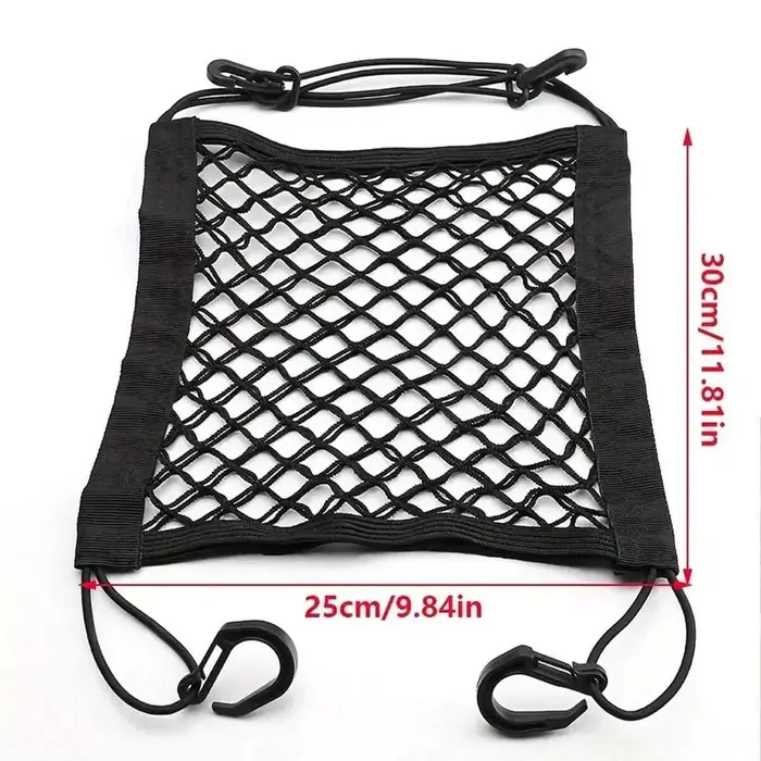 Filet de chargement élastique universel tout-en-un pour moto/scooter avec fixation pour casque