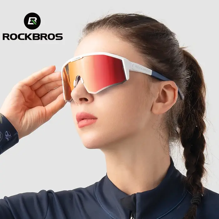 ROCKBROS lunettes de cyclisme polarisées hommes femmes protection solaire lunettes de sport de plein