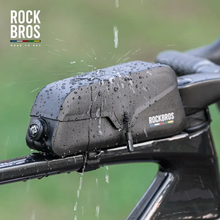 ROCKBROS ROAD TO SKY sacs de vélo sac de Tube supérieur d'aspiration magnétique tuyau étanche sac de téléphone portable