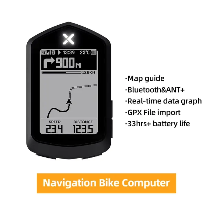 XOSS NAV Plus/NAV ordinateur de vélo sans fil cyclisme GPS compteur de vitesse carte Navigation étan