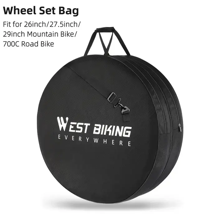 WEST BIKING-Sac de transport étanche pour roues de vélo de route, ensemble de roues, housse de prote
