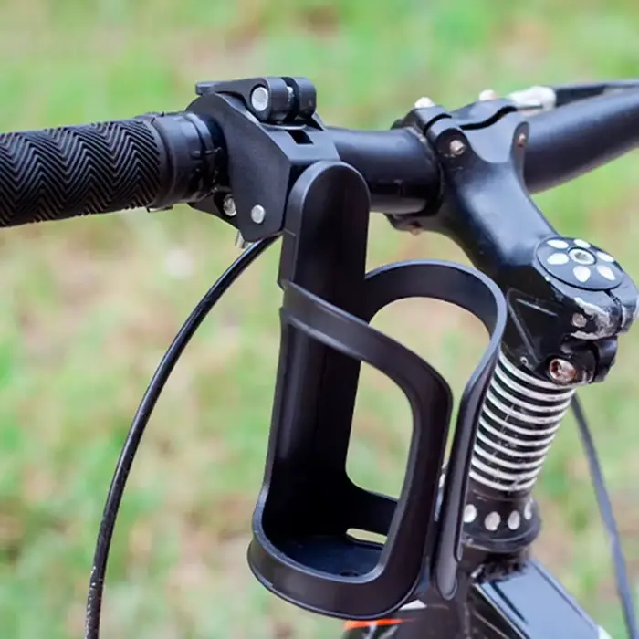 Porte-bouteille d'eau réglable pour poussette - 360 ° Cage de vélo rotative pour accessoires
