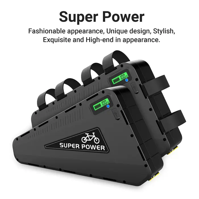 18650 21700 batterie de vélo électrique Triangle tube inférieur Batteries au Lithium Pack