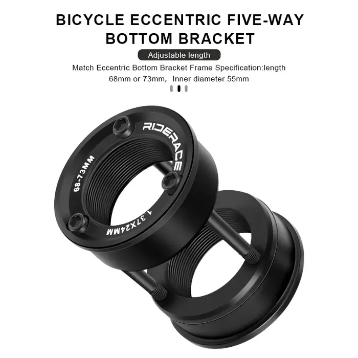 RIDERACE Kit de Conversion de support inférieur de vélo américain vers Euro 24MM BB BB68/73 adaptateur pour pièce de