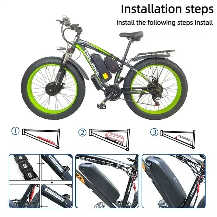 Batterie de vélo électrique type Hailong