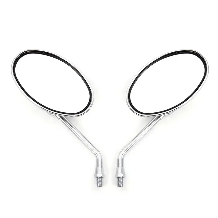 Rétroviseur universel pour moto et motocyclette électrique coque ABS Vert armée avec miroirs en verre pour Yamaha XT 600 Virago Vmax