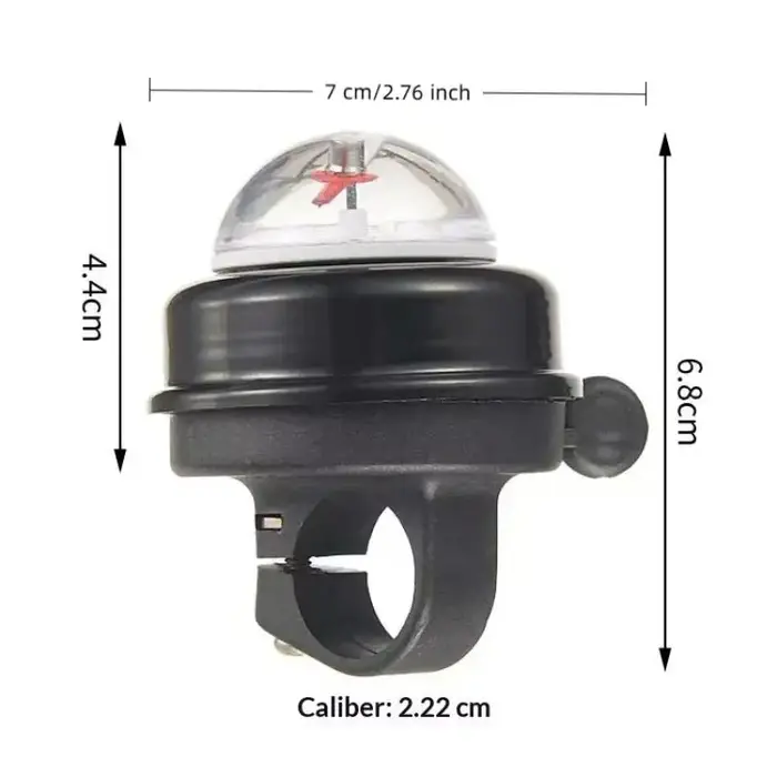 Sonnette de vélo en alliage
