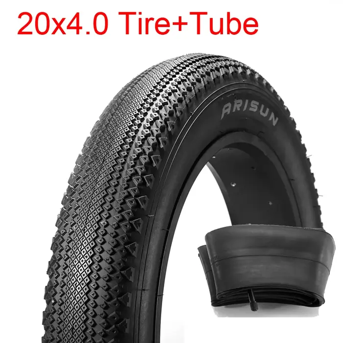 Pneu de vélo ChaoYang ARISUN ATV Beach bike 20x4.0 ultraléger pour vélo de montagne Fat Bike noir ou blanc pour jante en fil métallique