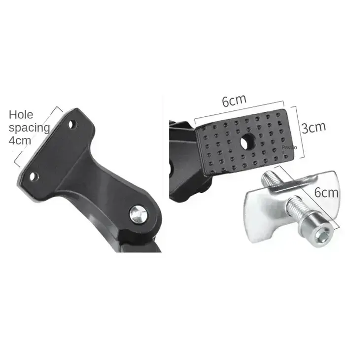 Béquille de vélo réglable en alliage d'aluminium