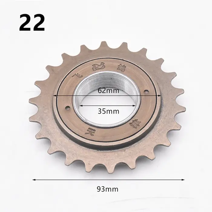Pignon de vélo à roue libre 12x18