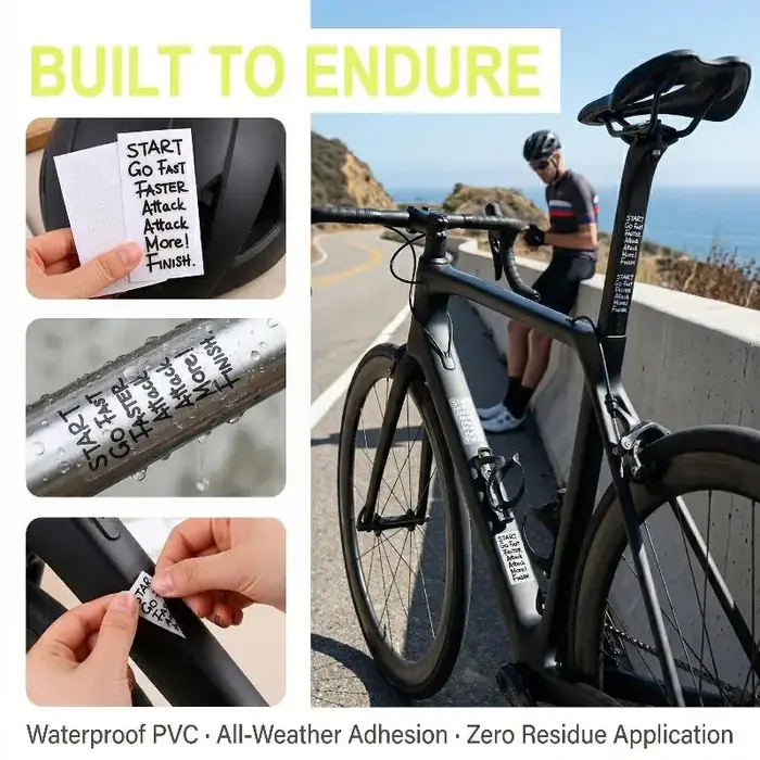 Autocollants de vélo « Go Fast