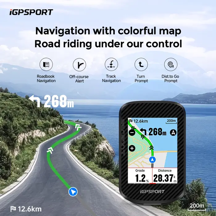 Ordinateur GPS pour vélo iGPSPORT BSC300T 32G