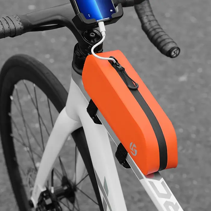 Sacoche de cadre de vélo 600D Double TPU