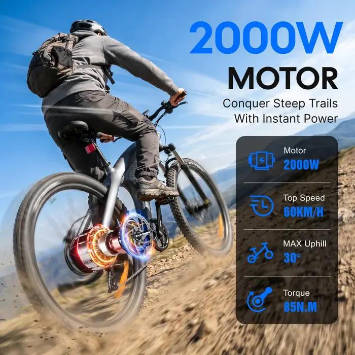 Vélo électrique HUANCI Q5 2000W