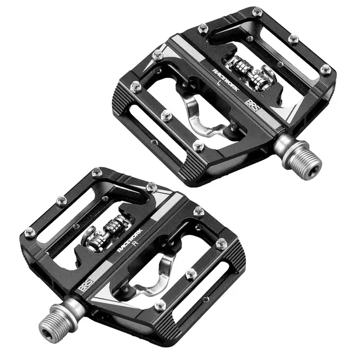 Racework – pédales de vélo Mtb Spd Sl, repose-pieds à Double fonction, plate-forme de Contact, alumi