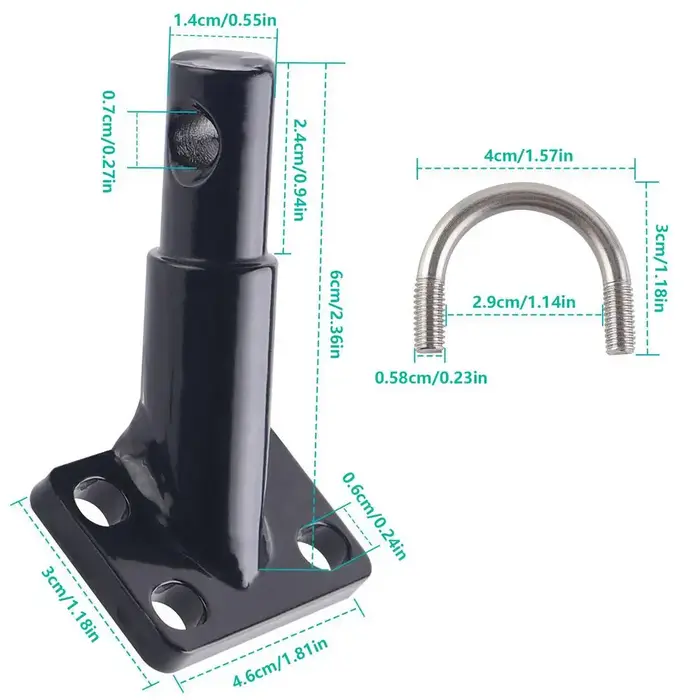Connecteur de coupleur d'attelage de remorque de vélo pour adaptateur de remorques