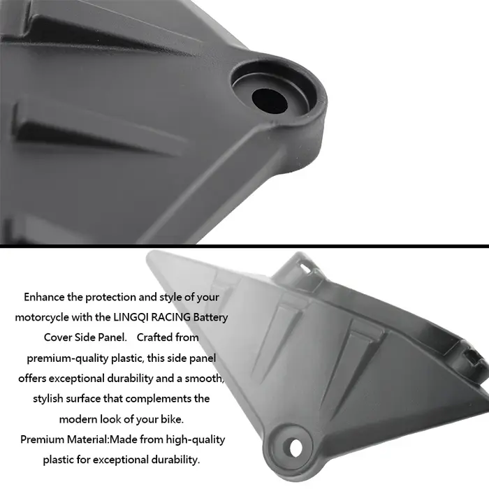 LINGQI Ebike batterie couvercle inférieur panneau latéral Protection garde-boue en plastique pour Ultra abeille Ultrabee vélos électriques Pit Dirt Bike