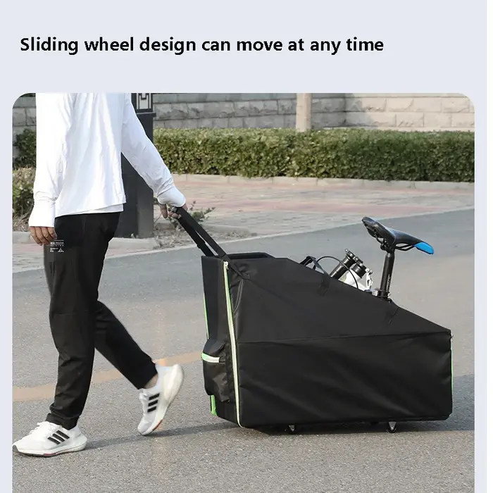 Boîte de rangement pliable et portable pour vélo Brompton