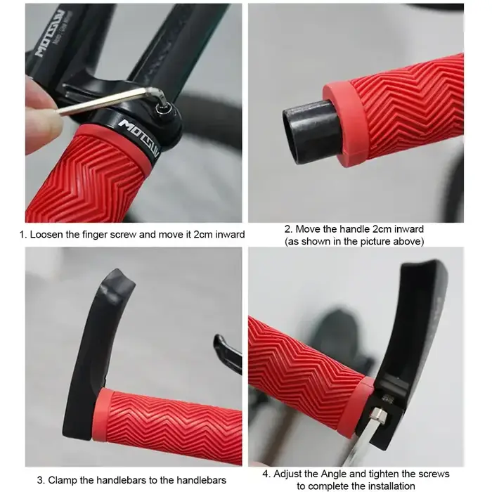 Barre de poignée de vélo à réglage multi-angle