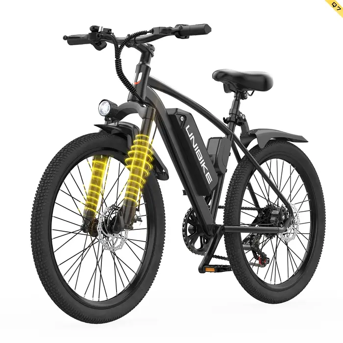 Vélo Électrique Aairsk US Stock WarehouseCity 26 Pouces 400W Batterie Lithium Électronique 22MPH Livraison Rapide E-Bike pour Adultes