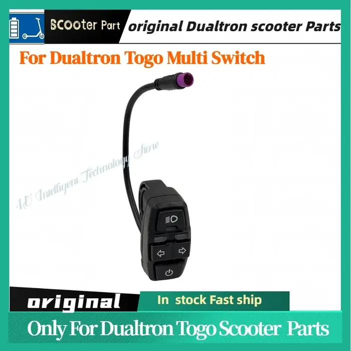 Commutateur multifonction Minimotors Dualtron Togo avec clignotant/alimentation/phare pour le modèle : Pièces de