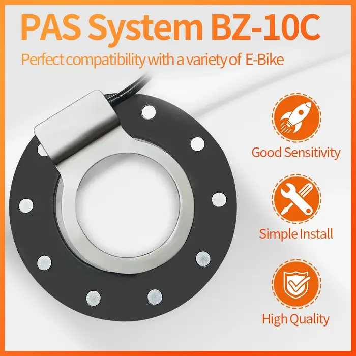 Capteur d'assistant de pédale de vélo électrique KT BZ10C SM/Interface étanche