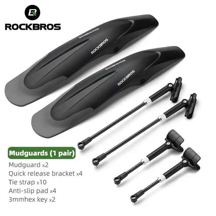 Garde-boue de vélo ROCKBROS garde-boue de roue de pneu avant/arrière garde-boue de vélo élargis et r