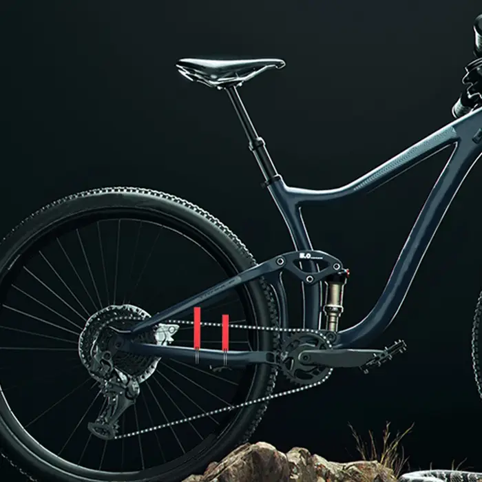 Garde-chaîne de vélo vtt montagne léger avec cadre Guide à vitesse unique