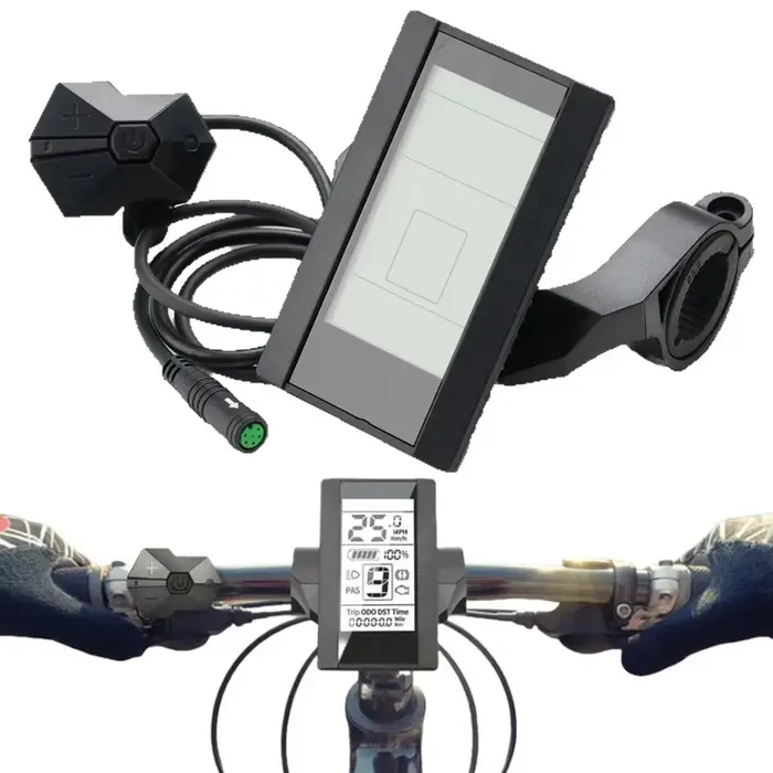 Écran pour vélo électrique Bafang C965 avec assistance à 9 niveaux, prend en charge plusieurs métriq