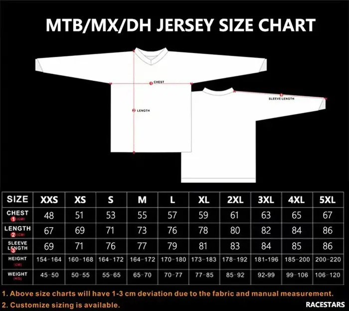 Maillot de cyclisme VTT et motocross homme en polyester respirant anti-transpiration séchage rapide pour vélo de montagne sport et cyclisme