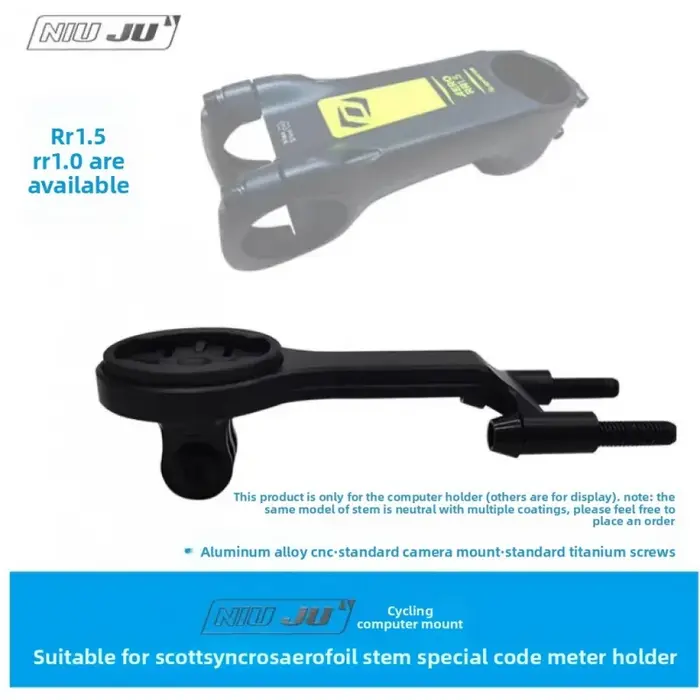 Support de compteur de vélo en aluminium pour SCOTT SYNCROS AERO 2e génération