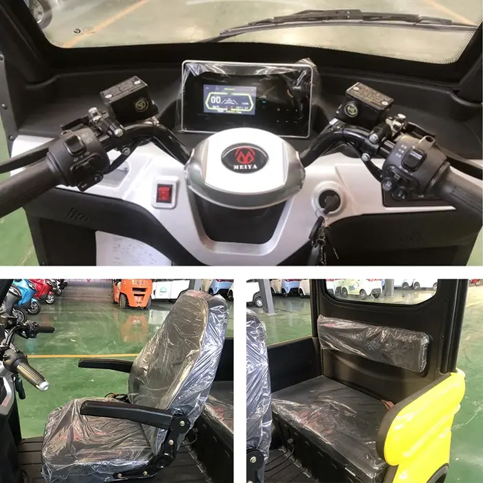 Minitype 3 places passagers adultes Trike 3 roues vélo électrique Tricycle