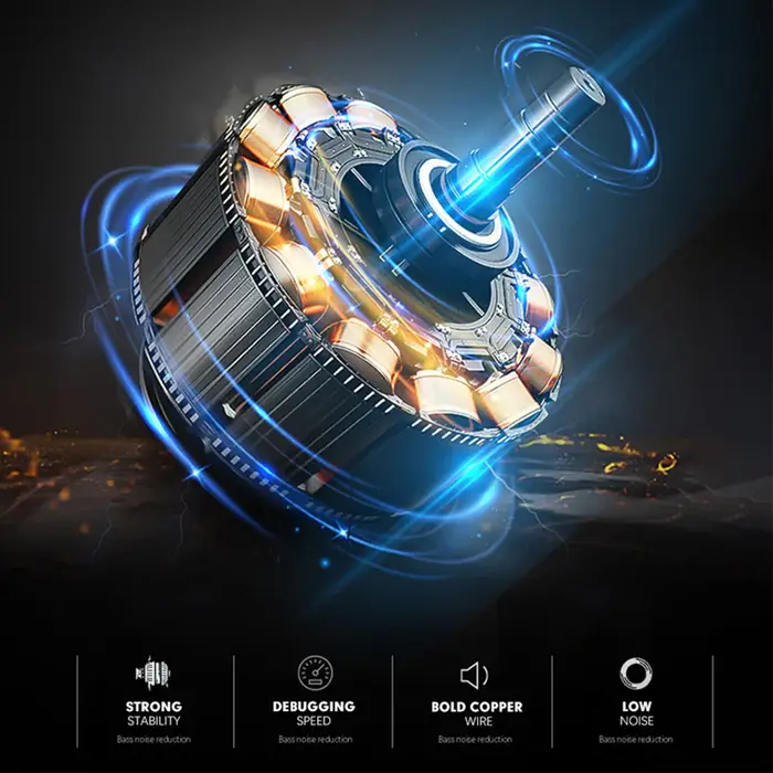 Moteur de roue de vélo électrique 20-29 pouces avec 36V 48V 250W 350W 500W
