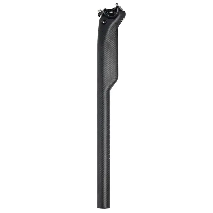 Tige de selle entièrement mate en Fiber de carbone 3K, pour vtt, vélo de route, pièces de vélo 27.2/
