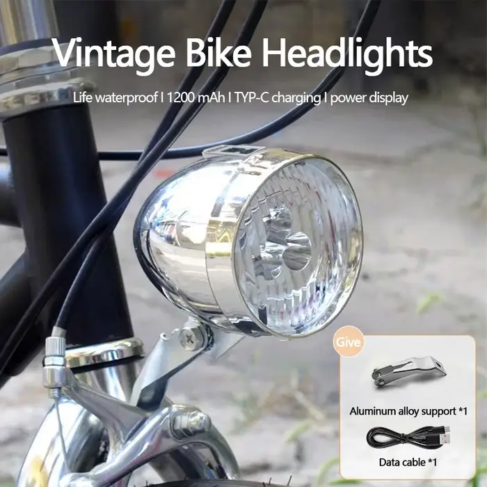 3 LED rétro vélo avant lumière