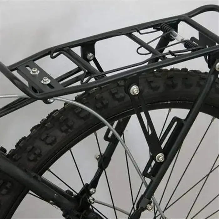 Porte-bagages arrière pour vélo, porte-bagages à dégagement rapide de grande capacité, accessoires pour vélos de montagne et pliants