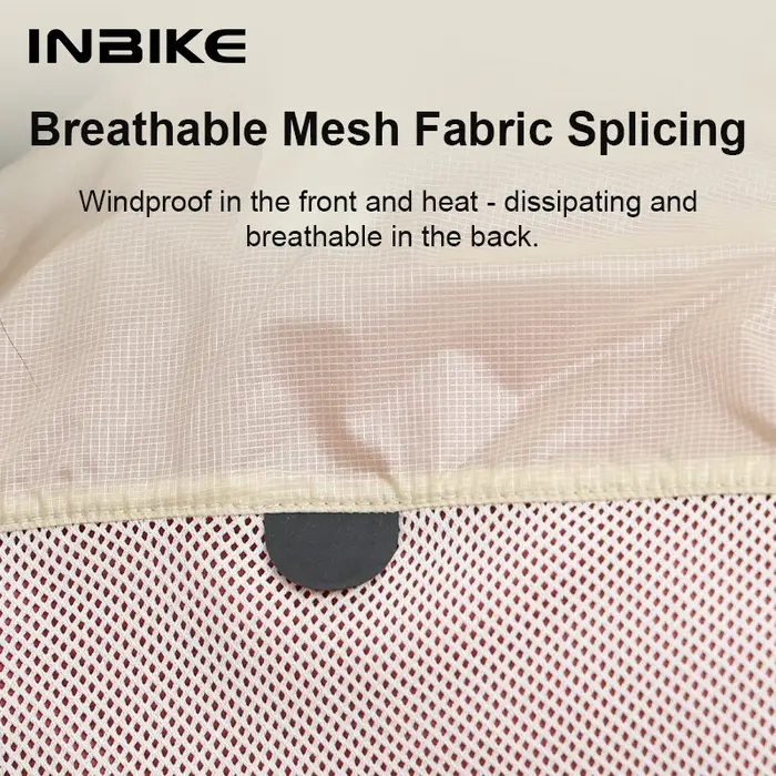 INBIKE Coupe-vent de cyclisme portable ultra-léger pour femme Veste