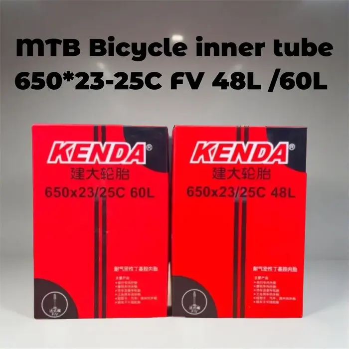 Chambre à air de vélo KENDA MTB 650 pouces 650*23-25C FV 48L /60L