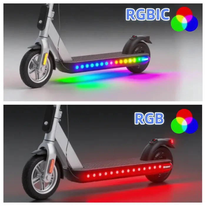 Bande lumineuse LED pour scooter électrique