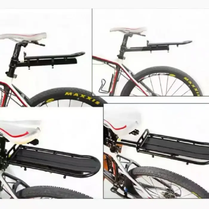 Porte-bagages de vélo en alliage d'aluminium