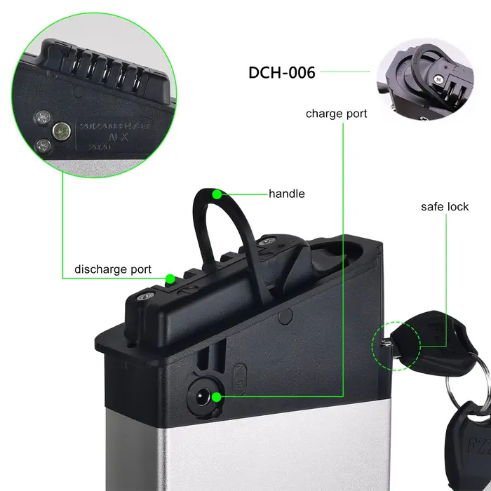 Remplacement pour ADO A20 A20F MATE City BIKE Fiido M1 batterie 36V 10.4Ah 13Ah 17.5Ah Amp Batteries de vélo électrique
