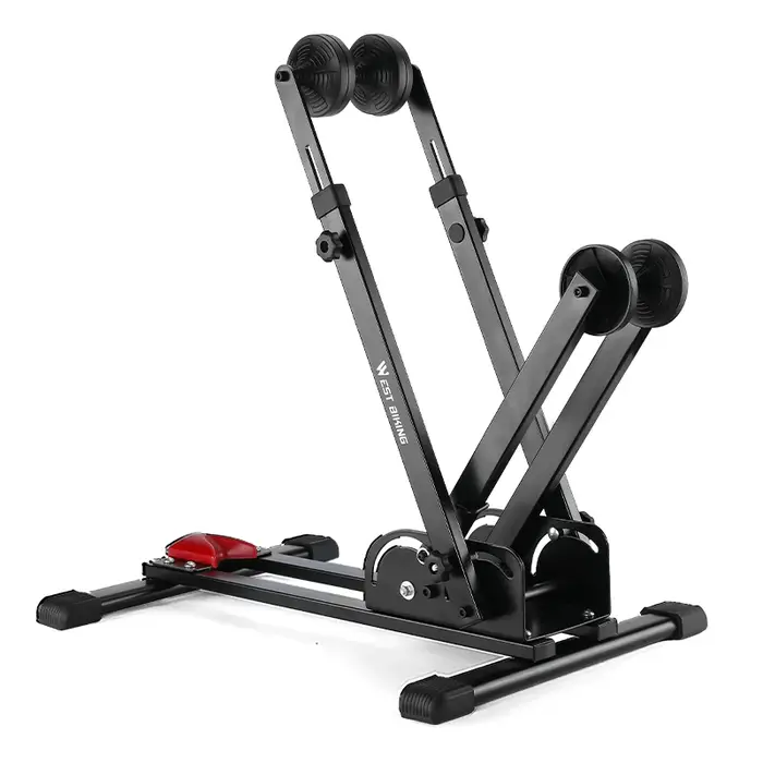 WEST BIKIN – support de stationnement pour vélo 3 en 1, support de sol pliable pour vélo de 24 à 29