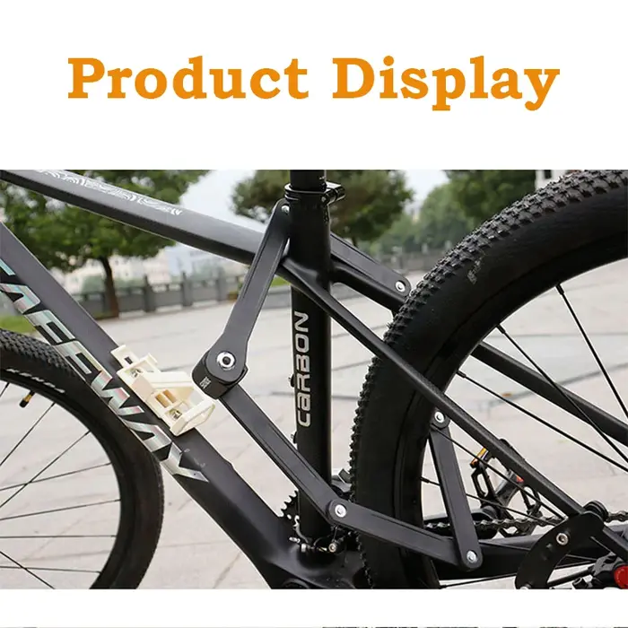 Serrure à chaîne pliante pour vélo