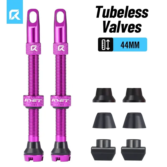 RYET – vannes Tubeless Presta 44/60/70/80mm pour vélos de route et vtt